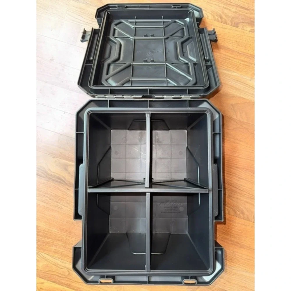 Plano 1071650 Tactical Ammo Crate Black Storage Box Tote Travel